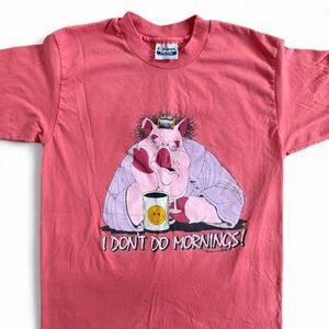 Vintage ‘I Don’t Do Mornings’ Shirt